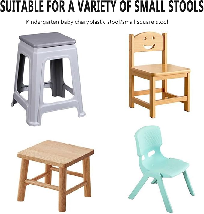 Square Stool Cushion Set of 2 With Ties for Bar Chairs 14x14/15*15/12*12 Thicked 5/8cm Seat Pads for Home Kitchen ( Color : 8#