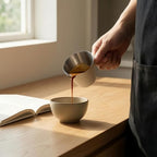 Coffee Measuring Device Espresso Measuring Cup Cup Pouring Cup With Ergonomic Side Handle And Suitable for home operations beverage labs tasting, Satin Finish, 100ML Single Spout