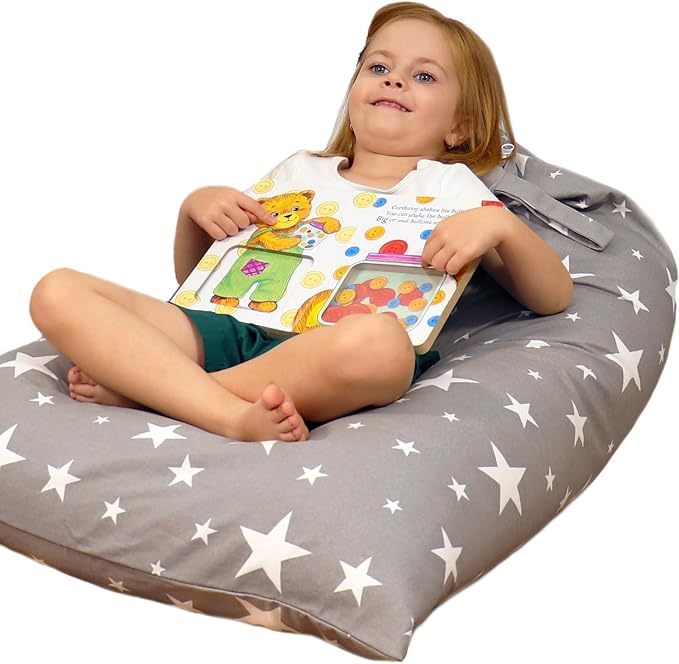 stuffed animal storage, bean bag chairs for kids, 100% Cotton Washable plush animal storage. room organization for stuff animal, Linens, Quilts & Pillows | Triangular | Twinkle Twinkle