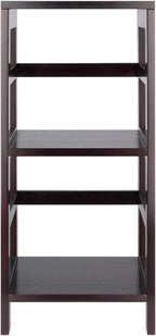 Winsome Leo Model Name Shelving, Tall, Espresso