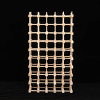 Wine Rack Small countertop Cabinet Stackable Storage Wooden freestanding Floor Wine Holder (50 Bottles)