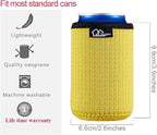 WKieason 12oz Standard Can Sleeves Insulators Sleeves Standard Can Covers 12OZ Beer Bottle Sleeves Coolers Holder Non-slip Neoprene Can Coolier Sleeves 4PC Pack (Black/Red/Yelllow/Blue)