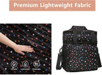 GLENKEY Expandable Lunch Box Cooler Bag - Insulated Soft Lunch Bag for Men Women - Large Lunchbox for Adults Work Camping Outdoor Travel Polka Dots 16L