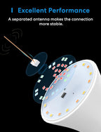 meross Smart Light Bulb, Smart WiFi LED Bulbs Compatible with Apple HomeKit, Siri, Alexa, Google Assistant and SmartThings, Dimmable E26 Multicolor 2700K-6500K RGB, 810 Lumens 60W Equivalent