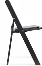 Flash Furniture Hercules Kids Resin Folding Chair, Black | Vinyl Padded Seat, Lightweight, Indoor/Outdoor, HERCULES Series