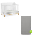 babyGap by Delta Children Oxford 6-in-1 Convertible Crib TrueSleep 2-Stage Deluxe Crib and Toddler Mattress (Bundle)