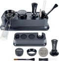 7 Pack Espresso Tamper Station&Coffee Distributor Tamper&Espresso WDT Stirrer&Coffee Tamping&Brush&Coffee Dosing Funnel&Espresso Puck Screen, Espresso Accessories for Bar Home Office (54 mm)