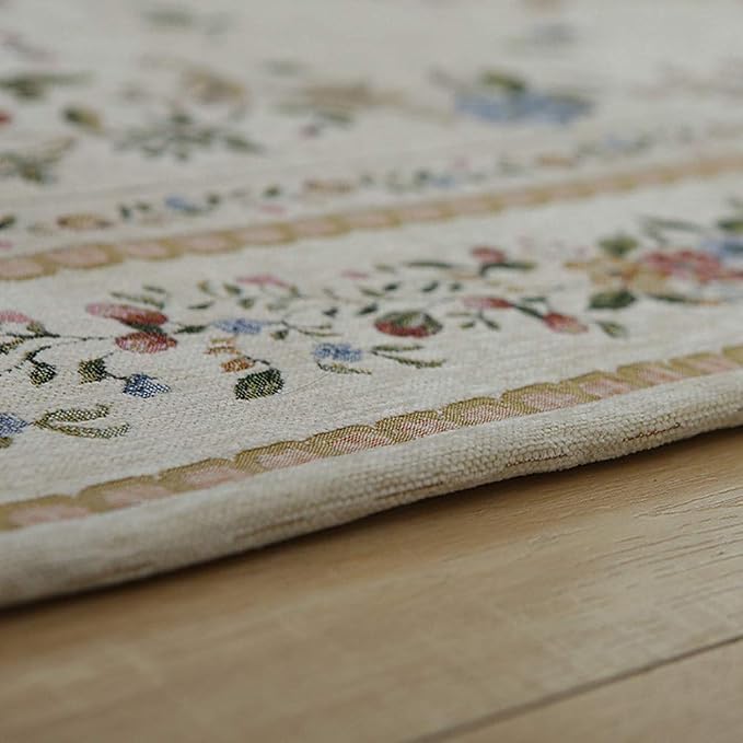 Royal Collection New Traditional Oriental Rug Home Decor Collection Floral Rugs Carpet for Bedroom, 55'' x 79'', Euro Romance