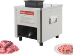 Meat Cutter Machine, 850W Electric Meat Slicer Shredded Cutting Machine, 10mm Commercial Stainless Steel Blade Shredder, 330lbs/h for Boneless Pork Chicken Fish Vegetables (10mm)