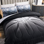 Teen Boy Comforter Set Full,Basketball Bedding Set for Kids Boys Teens,Black and Grey Sports Comforter Full with 2 Pillowcases,Basketball Comforter Full Size for Boys,All Season Use