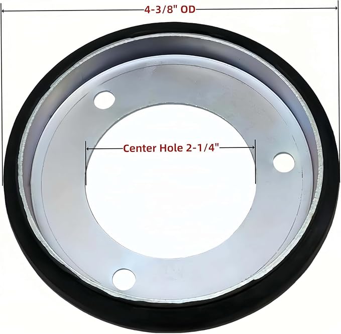 1501435MA 313883 53830 Friction Drive Wheel Fits Murray Some Snow Thrower Snow Blower 524D 724D TRS22 TRS24 TRX24 TRS26 826D