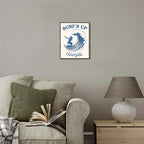 XOCUUI Coastal Cowgirl Wall Art,Coquette Blue Cowgirl Boots Posters，Blue Beachy Cowgirl Room Decor,Preppy Aesthetic Pictures Prints for Teen Girl Dorm Apartment Decoration 8x10 (Unframed)