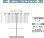 ChrisDowa Small Kitchen Valances for Windows - Grommet Short Thermal Insulated Room Darkening Window Valances Curtains for Living Room (2 Panels, Teal, 52 x 18 Inch)
