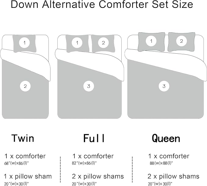 Sunnycitron 3D Colorful Mushroom Comforter set Colorful Mushroom Bedding Full size Mushroom Eyes Pattern Print Comforter Sets- All-Season (1 Comforter + 2 Pillowcases),Easy-Wash Fade Resistant