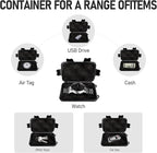 Magnetic Key Box,Magnet Key Holder Under car,Hide a Key Magnetic Holder,IPX7 Waterproof Key Hider Outdoor (Standard) (Regular2)