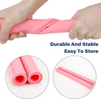 Gartful 23.6 x15.7 inch Resin Silicone Mats, X-Large Silicone Sheets for Jewelry Casting Molds, Nail Art, Acrylic Pouring, Nonstick Table Protector, Multipurpose Mat, Pink, Set of 2