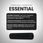 Rattleware Rubber Replacement Knock Box Bar Cover - Durable & Easy-to-Install Espresso Waste Solution, Fits Select Models with Welded Bars, Quality Design (6.25") - PACK OF 2