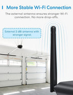 Smart Garage Door Opener Remote with External Antenna, Up to 3 Single Doors, Compatible with Apple HomeKit, Amazon Alexa,SmartThings, Google Assistant