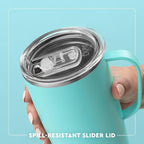 Swig Life 22oz Insulated Travel Mug with Handle & Lid, Wild Thing | Triple Insulated Stainless Steel - Handle & Lid Included - Keeps Coffee Hot or Cold - Cup Holder Friendly