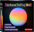 BLUEYE Rechargeable Fortune Telling Ball,Remote Control,Vibrant RGB Night Light,4-7-8 Breathing Lamp,Girl Boy Toys for Age 5 6 7 8 9 10 Year Old,Christmas Stocking Stuffers Gift for Kids