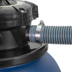 XtremepowerUS 13" Sand Filter 3/4HP Pool Pump 2,400 GPH for Above Ground Swimming Pool Set Multi-Port Valve Up To 10,000 Gallons, 1-1/4"NPT