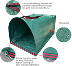 72 Gallon Yard Lawn Garden Bags, Large Standable Leaf Bags, Outdoor Garbage Can - Collapsible Trash Can for Parties, Yard Waste, Laundry, Camping - 1 Count