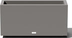 Veradek Block Series Long Box Planter - Large Rectangular Planter for Indoor or Outdoor Patio/Porch | Durable All-Weather Use with Drainage Holes | Modern Décor for Tall Plants, Flowers or Shrubs