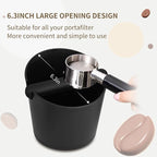 IAOSEN 6.3Inch Knock Box Large Espresso Knock Box Shock-Absorbent Knock Box Espresso with Removable Knock Bar and Non-Slip Base Espresso Machine Accessories for Home/Office