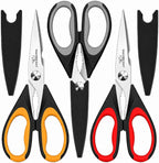 Magnificent Kitchen Scissors Heavy Duty - Multi-Purpose Kitchen Shears for Meat, Poultry, Food - Stainless Steel Cooking Scissors - Dishwasher Safe Culinary Shears