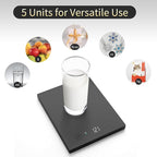 Homebuds 22lb/10kg Food Scale, Precision 0.1oz/1g by Our Professional Scale Factory Since 2001, Kitchen Scales Digital Weight Grams and Ounces for Cooking and Baking, LED, 3*AAA Batteries, Black