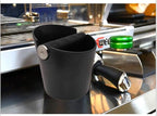 HOMEE Coffee Knock Box, 4.8in Barista Style with Removable Metal Bar | Espresso Grounds Knock Box with Removable Heavy-Duty Metal Knock Bar Shock Absorbent Durable Non-Slip Base Easy to Clean