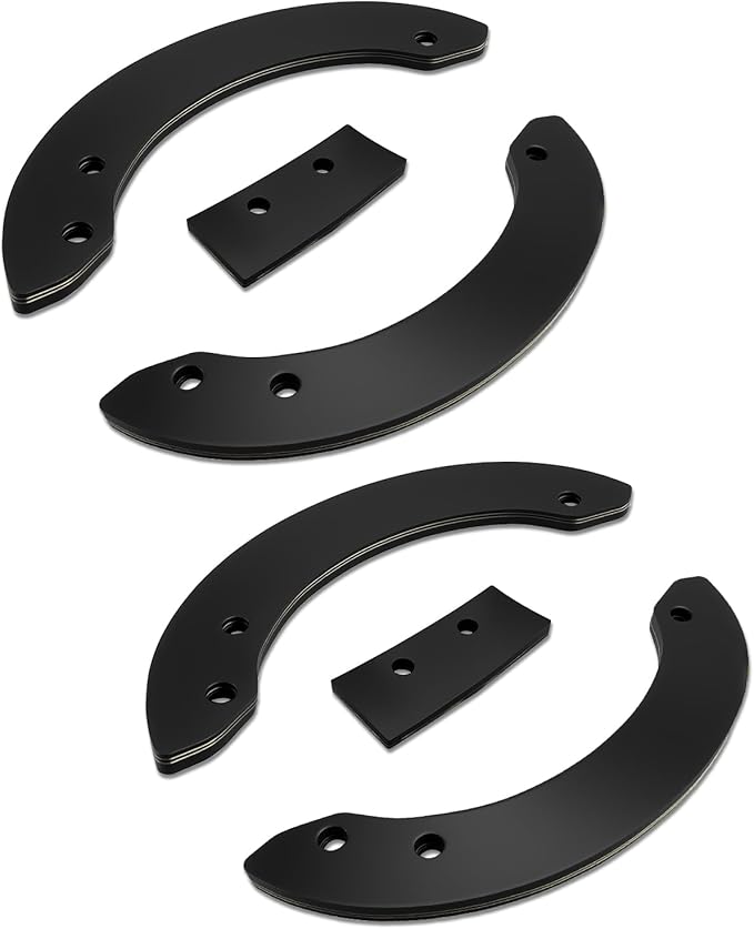 Snow Shovel Rubber Propeller Blades Fit for Honda HS520 HS720 Replace 72427-V10-020 72428-V10-020 72443-V10-020