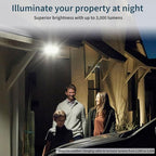 Arlo Pro 3 LED Floodlight Security Camera 2K HDR 2000-3000 Lumens | Wire-Free | Protect Driveways & Alleyways | Connects to Wi-Fi | Color Night Vision, Motion Sensor, 2-Way Audio, Rechargeable (Black)