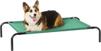 Amazon Basics Cooling Elevated Pet Dog Bed, Medium (43 x 26 x 7.5 Inches), Green