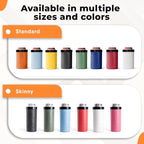 The Kong 2.0 - A Portable Can or Bottle Cooler/Cup With A Detachable, Expandable, Hose To Funnel Your Drink (Orange)