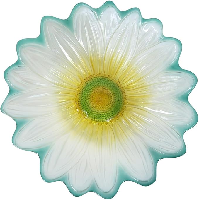 Briarwood Lane Daisy Glass Bird Bath