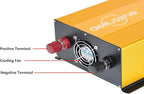 1000W Pure Sine Wave Inverter-48V DC to 110V 120V AC Power Converter with 2 AC Outlets, 48 Volt Power Inverter for Truck, Rv, Camping, Home, Emergency Power