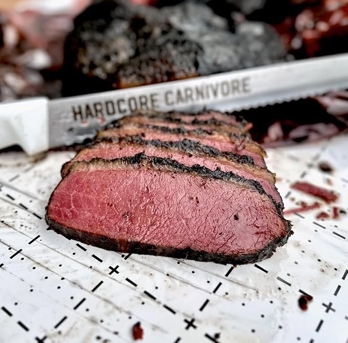 Hardcore Carnivore Black | All-Purpose Beef Seasoning Rub, 13oz Shaker | Texas-Made Classic Coarse Rub with Activated Charcoal - Blend for Steak, Brisket, Burgers, BBQ, Grilling and Smoking MSG Free