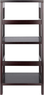 Winsome Leo Model Name Shelving, Tall, Espresso