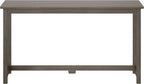 Max & Lily Solid Wood Desk, 55 Inches, Clay