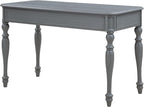 OSP Home Furnishings Country Meadows 48 Inch Writing Desk with Drawer, Plantation Grey