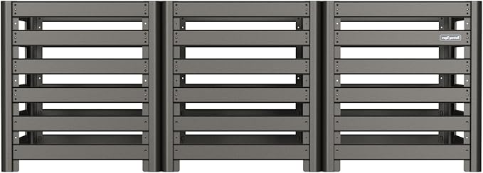 Vego Garden 32" Tall Modular Compost Bin 90" x 30" x 32"