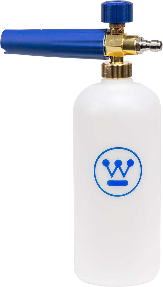 Westinghouse Foam Cannon for Pressure Washers - 3600 Max PSI, 1/4” Connector - for Gas and Electric Pressure Washers