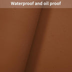 Leather Table Cover,1.8mm Thick,30x48 Inch Desk Cover,Large Desk Mat,Table Protector,Table Cover Protector,Desk Covers On Top of Desks(Brown+Gray,30x48)