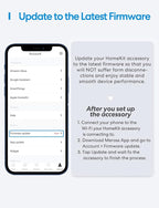 Smart WiFi Garage Door Opener Remote, App Control, Works with Alexa, Google Assistant and SmartThings, No Hub Needed