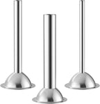 3 Pieces #22 Sausage Stuffer Grinder Tubes | Stainless Steel, Size 22 Meat Grinder Food Maker Kit, for #22 Food Grinder