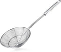 Spider Strainer Skimmer, Swify Stainless Steel Asian Strainer Ladle Frying Spoon with Handle for Kitchen Deep Fryer, Pasta, Spaghetti, Noodle, 7 Inch
