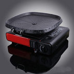 Korean Style Square Grill Pan with Maifan Coated Surface,Non-stick Smokeless Barbecue Stovetop Plate for Indoor Outdoor BBQ