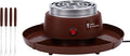 AUNMAS 2 in 1 Electric Smores Maker Kit Indoor Tabletop Roaster with 4 Forks & Detachable Trays for Family Gatherings Game Nights (US Plug)