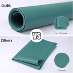 Extra Large Dark Green Countertop Mat - Silicone Table Kitchen Desk Mat - Non-Slip & Heat Resistant - Dinner Placemat Pastry Dough Rolling Mat